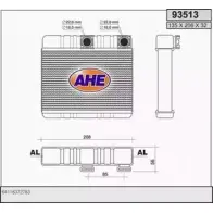 Радиатор печки, теплообменник AHE E8RKOF 93513 935 13 2928153