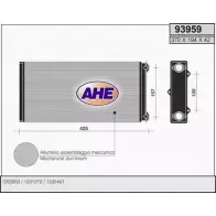 Радиатор печки, теплообменник AHE MUJ3H50 Bmw 5 (F10, F11) 6 2010 – 2017 93959 939 59