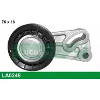 Натяжной ролик, поликлиновой ремень LUCAS ENGINE DRIVE LA0248 A8X07 P 2929778 EVOSJLC