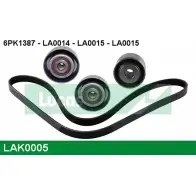 Поликлиновой ременный комплект LUCAS ENGINE DRIVE LA0014 LAK0005 2930159 6PK1387L
