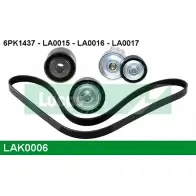 Поликлиновой ременный комплект LUCAS ENGINE DRIVE LAK0006 6PK14 37L LA0015 2930160
