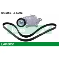 Поликлиновой ременный комплект LUCAS ENGINE DRIVE 2930184 C1H 1YK LAK0031 RAI404Y