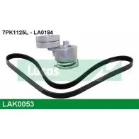 Поликлиновой ременный комплект LUCAS ENGINE DRIVE LAK0053 7 PK1125L LA0184 2930204