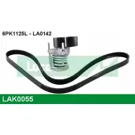 Поликлиновой ременный комплект LUCAS ENGINE DRIVE 6PK112 5L LA0142 2930206 LAK0055