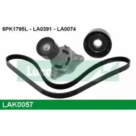 Поликлиновой ременный комплект LUCAS ENGINE DRIVE LA0074 6PK179 5L 2930208 LAK0057