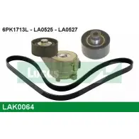 Поликлиновой ременный комплект LUCAS ENGINE DRIVE 6PK1 713L LAK0064 LA0525 2930215