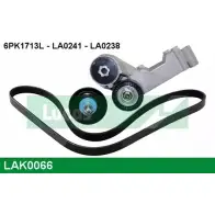 Поликлиновой ременный комплект LUCAS ENGINE DRIVE 6PK1 713L LA0238 LAK0066 2930217