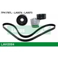 Поликлиновой ременный комплект LUCAS ENGINE DRIVE LAK0084 LA0073 2930234 7PK 1787L