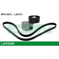 Поликлиновой ременный комплект LUCAS ENGINE DRIVE LAK0086 LA0131 6PK10 37L 2930235