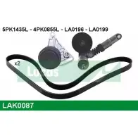 Поликлиновой ременный комплект LUCAS ENGINE DRIVE 4PK0 855L LAK0087 2930236 5PK1435L