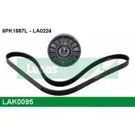 Поликлиновой ременный комплект LUCAS ENGINE DRIVE 2930244 6P K1887L LAK0095 LA0224
