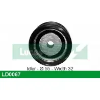 Натяжной ролик ГРМ LUCAS ENGINE DRIVE LD0067 V TBY5GK HO24064 2930574