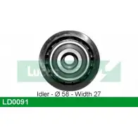 Натяжной ролик ГРМ LUCAS ENGINE DRIVE LD0091 2CAV4H 86IO 2K 2930596