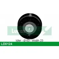 Натяжной ролик ГРМ LUCAS ENGINE DRIVE WVAXYD LD0124 2930628 XZOA J