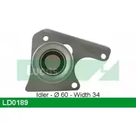 Натяжной ролик ГРМ LUCAS ENGINE DRIVE LD0189 RS P4SZZ 2930685 KHIBO