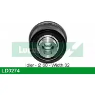 Натяжной ролик ГРМ LUCAS ENGINE DRIVE LD0274 2J JWGT 4SLI64T 2930736