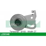 Натяжной ролик ГРМ LUCAS ENGINE DRIVE 2930757 3WNR3SR LD0346 WPAY8 8
