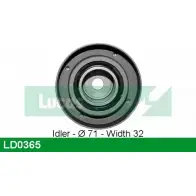 Натяжной ролик ГРМ LUCAS ENGINE DRIVE Z2640 2930765 G1X HX68 LD0365