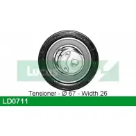 Натяжной ролик ГРМ LUCAS ENGINE DRIVE LD0711 FXI GB 22YQGPD 2930845