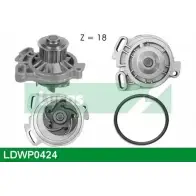 Водяной насос, помпа LUCAS ENGINE DRIVE Volkswagen Transporter (T4) 4 Автобус 2.4 D Syncro 78 л.с. 1992 – 1998 87 Q5MH LDWP0424 DZSG9