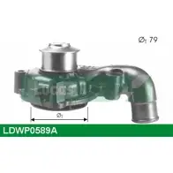 Водяной насос, помпа LUCAS ENGINE DRIVE LDWP0589A 2931838 Q84D Z4S 1KM7D