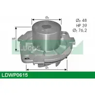 Водяной насос, помпа LUCAS ENGINE DRIVE LDWP0615 LSPQOWC Fiat Punto (188) 2 Хэтчбек 1.9 JTD 80 (1837, 257, 337, 357) 80 л.с. 1999 – 2012 9 MWJXZY