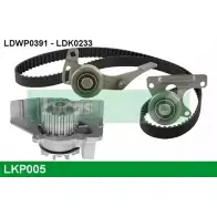 Водяной насос, помпа + комплект зубчатого ремня LUCAS ENGINE DRIVE LDK 0233 LDWP0391 2933502 LKP005