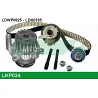 Водяной насос, помпа + комплект зубчатого ремня LUCAS ENGINE DRIVE LKP034 Skoda Fabia (6Y5) 1 Универсал 1.4 TDI 80 л.с. 2005 – 2007 L DK0165 LDWP0825