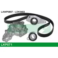 Водяной насос, помпа + комплект зубчатого ремня LUCAS ENGINE DRIVE LKP071 CTL9OJX 2933550 HKUPY4 0