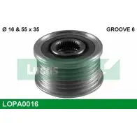 Обгонная муфта генератора LUCAS ENGINE DRIVE 2933682 0 122 0AA 0C0 LOPA0016 0 122 0AA 0B0