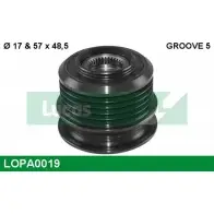 Обгонная муфта генератора LUCAS ENGINE DRIVE 011 154 82 02 2933685 0111548202 LOPA0019