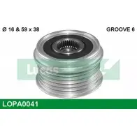 Обгонная муфта генератора LUCAS ENGINE DRIVE 13117278 0 124 225 063 LOPA0041 Fiat Punto (199) 3 Фургон 1.3 D Multijet 84 л.с. 2012 – 2024