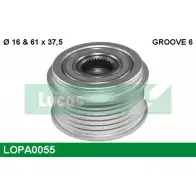 Обгонная муфта генератора LUCAS ENGINE DRIVE 03D903025E 2933718 LOPA0055 0 3D903025D