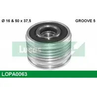 Обгонная муфта генератора LUCAS ENGINE DRIVE 2933726 012 154 01 02 0121540102 LOPA0063