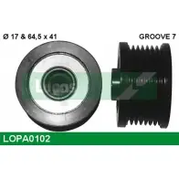 Обгонная муфта генератора LUCAS ENGINE DRIVE LOPA0102 Renault Espace (JK0) 4 Минивэн 3.5 V6 (JK00. JK0F. JK0P. JK0S. JK0W) 241 л.с. 2002 – 2024 23100- 0009R A4TJ0881