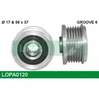 Обгонная муфта генератора LUCAS ENGINE DRIVE 5705 EE Peugeot 807 1 (E) Минивэн 2.2 HDi 128 л.с. 2002 – 2024 LOPA0120 5705 AX