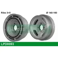 Шкив коленвала LUCAS ENGINE DRIVE LPD0093 HFY4D Fiat Strada (178) 1 Пикап 1.3 D Multijet 85 л.с. 2006 – 2025 JXVSQB 0