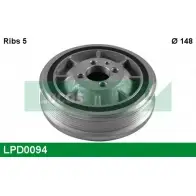 Шкив коленвала LUCAS ENGINE DRIVE LPD0094 L V8IEL Fiat Marea (185) 1 Седан 1.8 115 16V 113 л.с. 1996 – 2002 VNXTM0