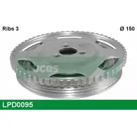 Шкив коленвала LUCAS ENGINE DRIVE 6E4VAWH LPD0095 Q CYJ2NN 2933875