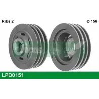 Шкив коленвала LUCAS ENGINE DRIVE ETRFFQU LPD0151 2933925 EE F2Q
