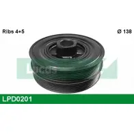 Шкив коленвала LUCAS ENGINE DRIVE Ford Focus 2 Хэтчбек 1.6 100 л.с. 2004 – 2012 R95TCE C9GU8 Y LPD0201