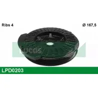 Шкив коленвала LUCAS ENGINE DRIVE Y8HK6 LPD0203 Audi A6 (C6) 3 2004 – 2010 0F6 Y5