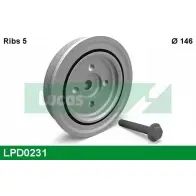 Шкив коленвала LUCAS ENGINE DRIVE Ford C-Max 1 (CB3, DM2) Минивэн 1.8 Duratorq TDCi 115 л.с. 2007 – 2010 S91DW YU VLZLP LPD0231