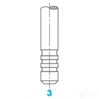 Впускной клапан OSVAT Fiat Stilo (192) 1 Хэтчбек 1.9 JTD 140 л.с. 2004 – 2006 1987 U9HC WL4