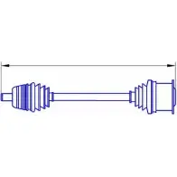 Приводной вал SERCORE PT9QH 1210 803 12328 2947445