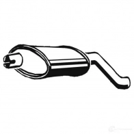 Задний глушитель ASMET BW1 3YT 2936605 05002