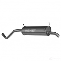 Задний глушитель ASMET 10048 PQ KP2 2937279