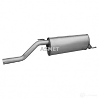 Задний глушитель ASMET FL7 0Q9V 05275 1437308212 - Изображение 1