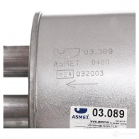Задний глушитель ASMET 2936480 03089 QJQH 4NC - Изображение 5