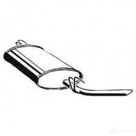 Задний глушитель ASMET 2937260 Q5 HXX 10029